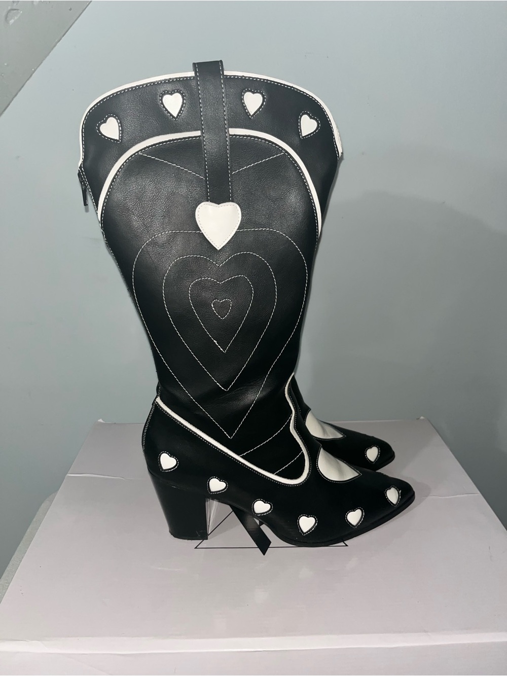 Space Cowgirl Heart Boots